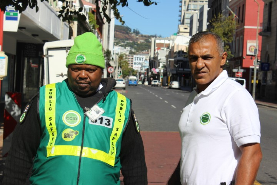 CCID Safety & Security manager Mo Hendriks catches up with one of the CCID PSOs 