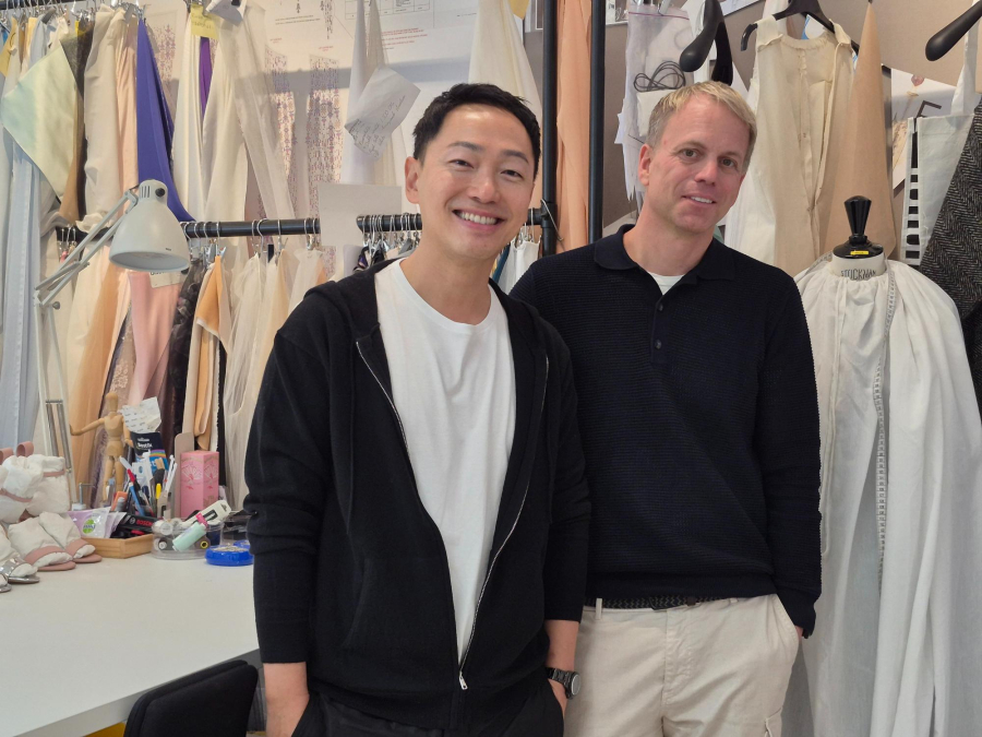 Budi Adji (left) with director Philipp Althof